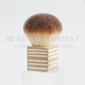 Quality SA8000 Wooden Handle Square Kabuki Brush Kabuki Foundation Brush wholesale