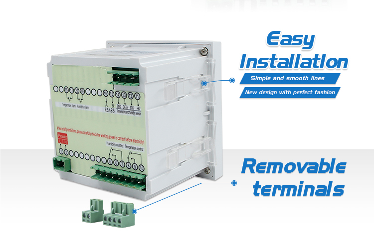 WSK Series Digital Thermometer Humidity And Temperature Controller RS485 MODBUS Protocol