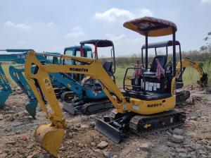 Quality 24.4kw PC18 Used Komatsu Excavators Hydraulic Excavator 1.8ton wholesale