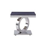 Marble OEM Stainless Steel Side Tables Square 60x60 Mirror Side Tables