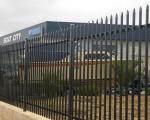 Customized Black Zinc Steel Metal Garrison Fence Panels Maintenance Free