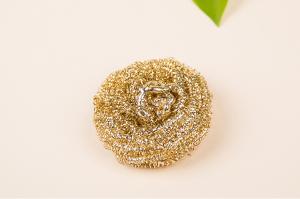 Quality Helical Structure H65 Brass Scouring Pads Durable For Kitchen Dishes Cleaning wholesale