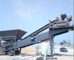 YHZS50 Concrete Batching Mixing Plant Station XDEM Mobile 3800mm