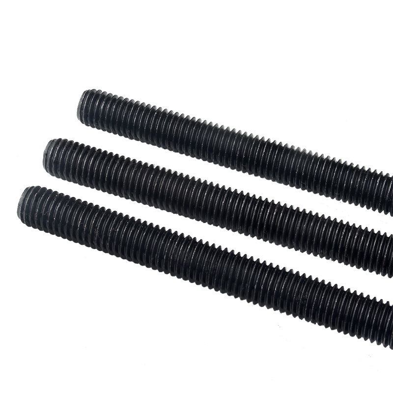 Brass Carbon Stainless Steel 304 316 A2 A4 Gr 4.8 8.8 Plain Black Zinc Plated HDG DIN975 DIN976 Threaded Rod M4-M48