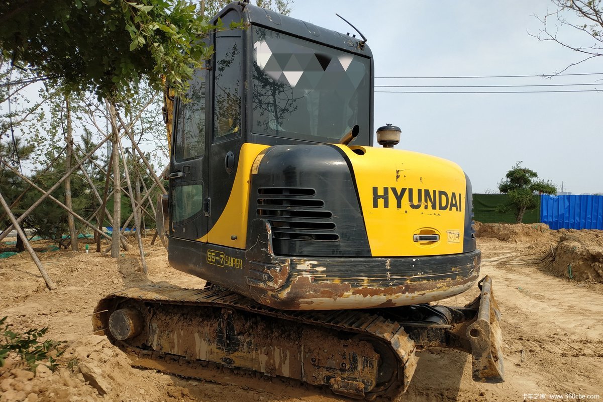 5.5 Ton Hyundai R55-7 Excavator 0.18m3 Second Hand Diggers