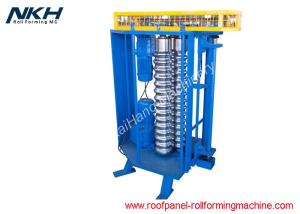 Corrugated Corrugated Metal Roofing Machine , No Tooth Type Curving Roll Forming