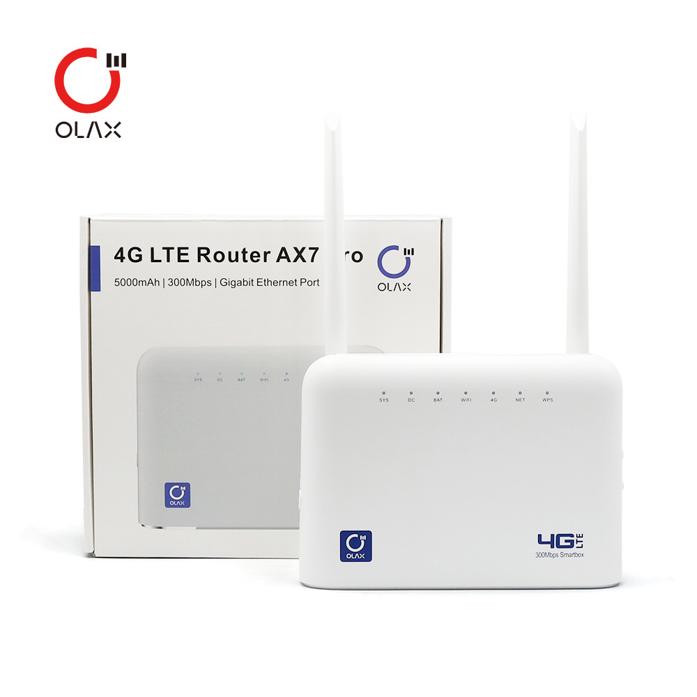 OLAX AX7 Pro 5000MAH Wifi Lte Router 4g CPE Wireless Communication Devices Modem