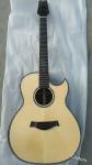 AAA all solid wood custom guitar handmade GRAND cutaway professional acoustic