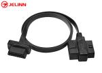 OBD 2 OBD2 16pin Male Female Pass Through to OBDII 16 Pin Main Cable