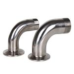 WZ Stainless Steel 304 316 90 Degree Outer Wire Elbow Fitting for ANSI Standard