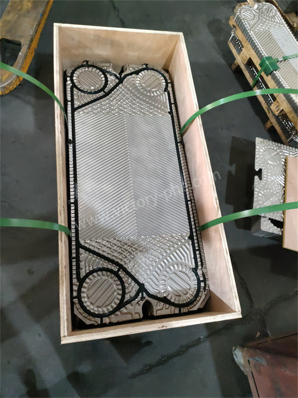 Vicarb Heat Exchanger Sheet Plate In Stainless Steel / Titanium
