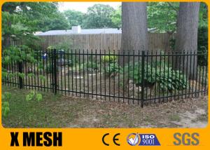 China Aluminium Alloy 2.4x2m Security Metal Fencing Maintenance Free Garden Balcony on sale