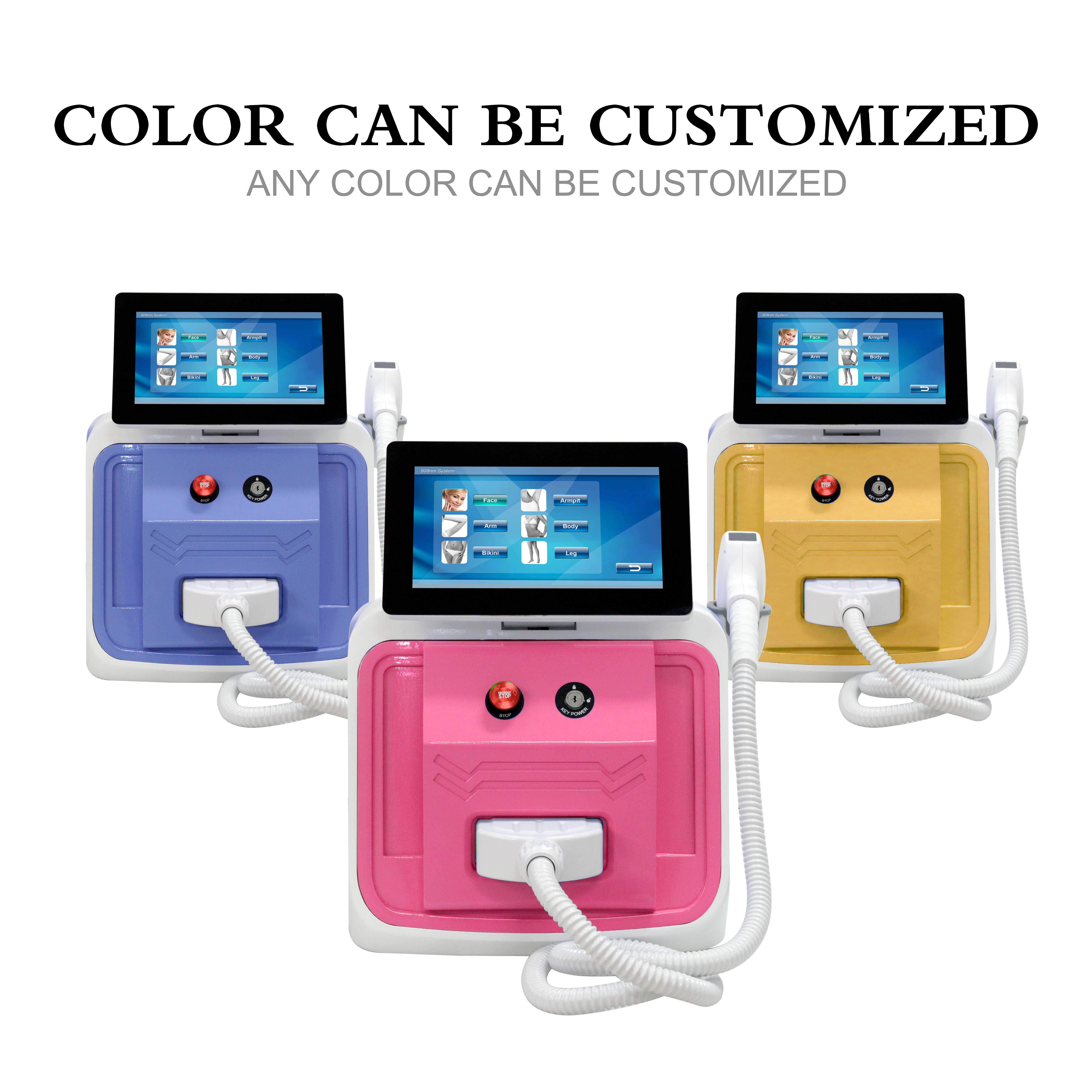 3 Wave Portable Diode Laser Machine , Mini Beauty Equipment For Home Use