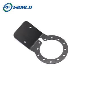 Quality Custom Sheet Metal Bending Services Black Parts Laser Cutting Powder Coating wholesale