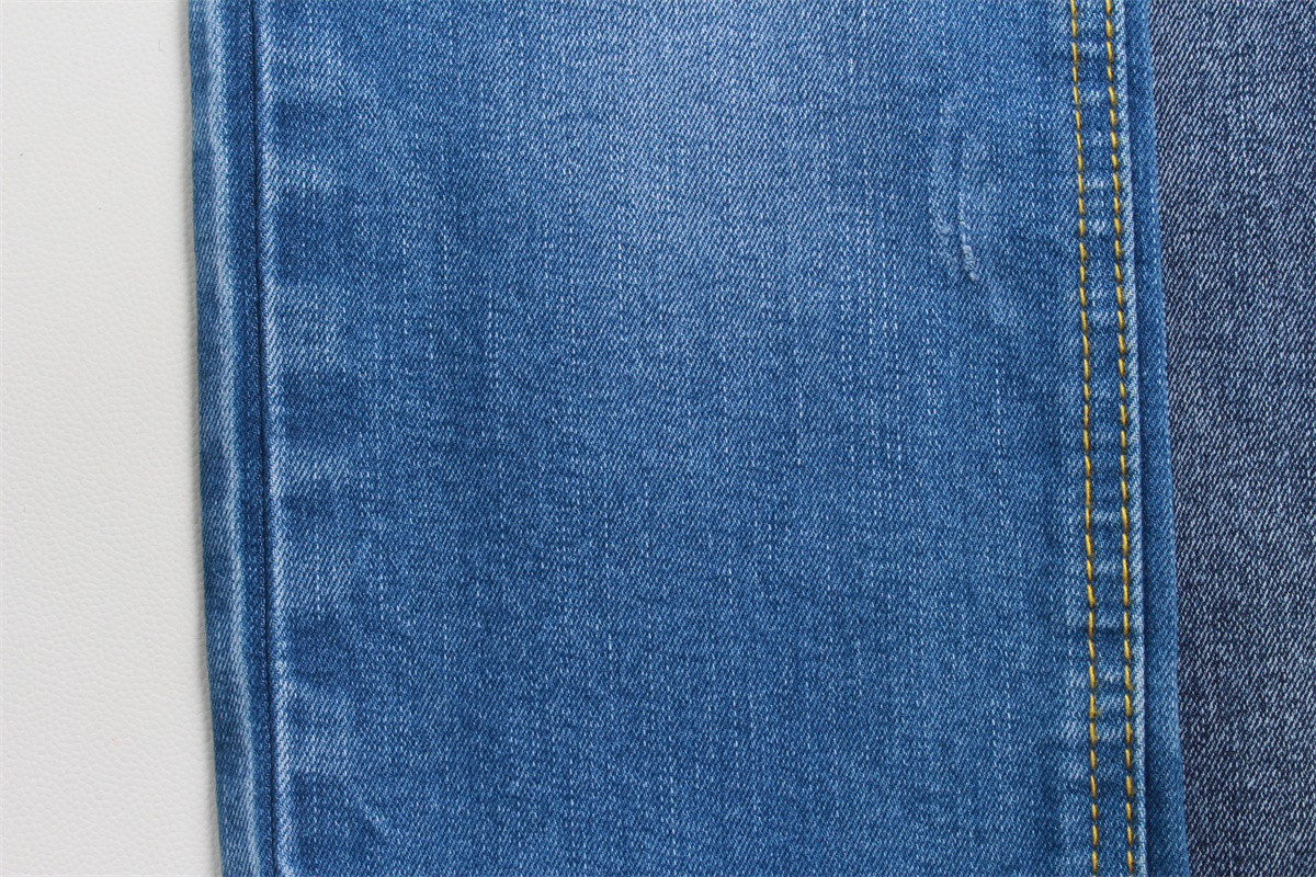 11.7 Ounce With Slub Denim Cotton Jeans Fabric With High Spandex Polyester Soft Comfortable