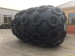 Quality D3000 X L5000 Marine Pneumatic Rubber Fenders Winding Scratch Resistance wholesale