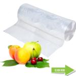 Customized Heat Seal Clear Vacuum Bags Flat Bottom 10 - 100MIC For Food