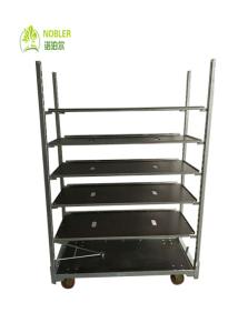 Quality Hand Flower Danish Container Cart Hot Galvanizing RUBBER Wheel wholesale