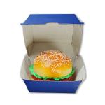 Burger Box Wholesale Customized Logo Biodegradable Corrugated Paper Fast Food