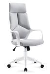Sturdy Narrow High Back Executive Leather Ergonomic Office Chair Revolving Style