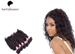 Quality Double Drawn Unprocessed Indian Curly Virgin Hair Extension , 100-105g wholesale