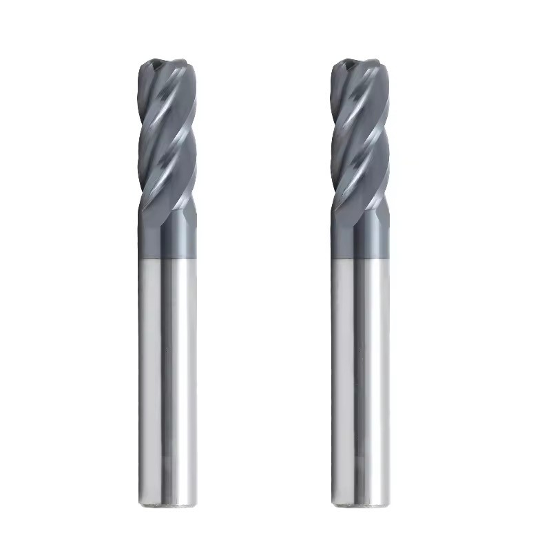 U-Slot Four Edge Tungsten Steel High Carbide Round Nose Milling Cutter Dynamic High Efficiency Coarse Stainless Steel Special