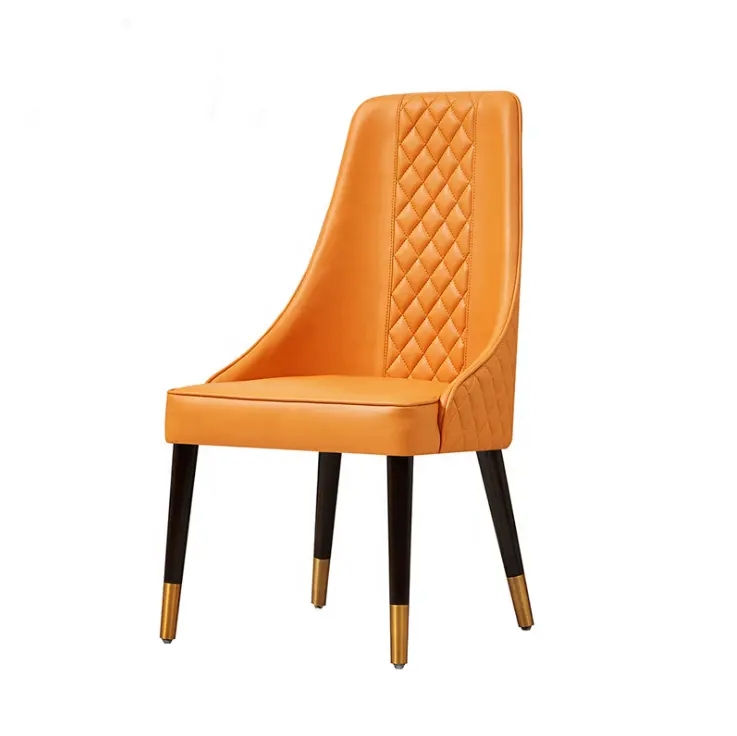 PU Leather Ivory Upholstered Dining Chairs ODM Upholstered Dining Room Chairs