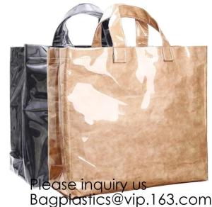 Quality Crossbody Fashion Tyvek Tote Bag, Tyvek Craft Paper Tote Bag, Storage, Travel, Promotion, Makeup Packing wholesale