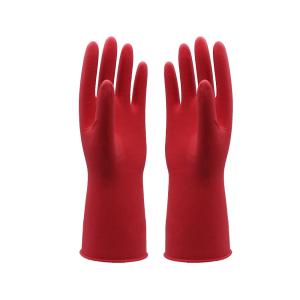 Quality Waterproof Flocklined Household Rubber Gloves Cleaning Gloves Durabe Reuasble wholesale
