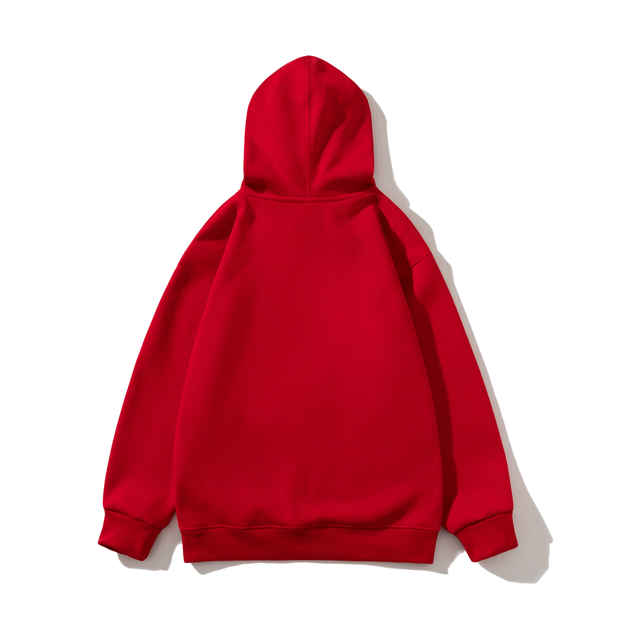 FODARLLOY Fashion Vintage Hoodie OEM Streetwear Essentials Oversize Unisex Pull Coat Men's Hoodies Pullover Red