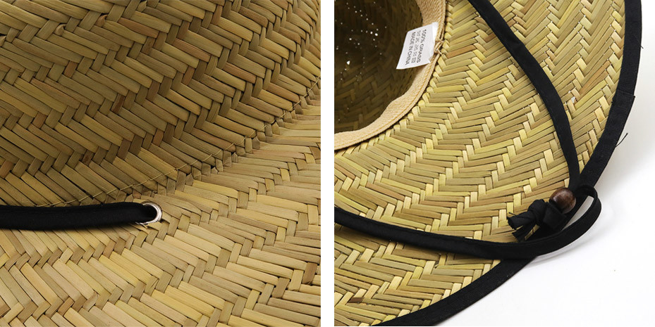 11.5 Cm Brim​ Woven Sun Hats , Outdoor Surfing Lifeguard Straw Hats