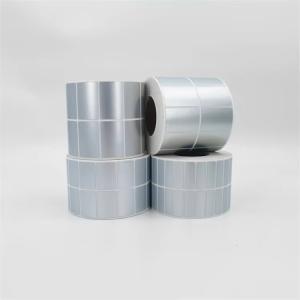 Quality Matte Silver Pet Label Self Adhesive Label Rectangular Shaped wholesale