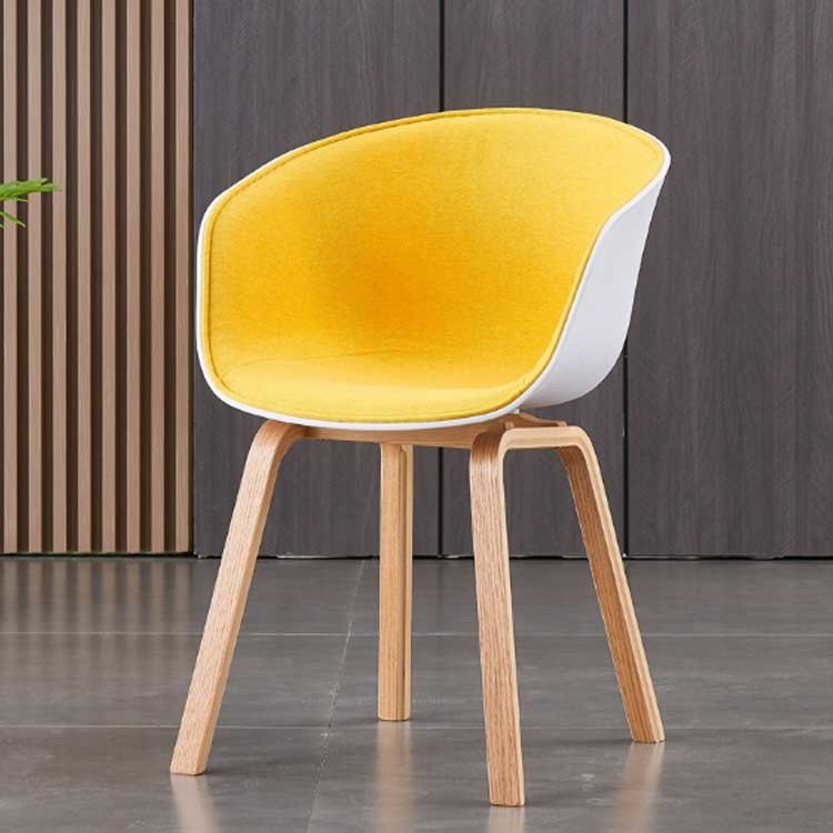 Blue Cushion Dining Chair 760HMM PP Material Sleek Modern Design