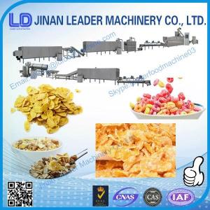 Quality Automatic maize flakes feed double screw extruder making machine wholesale