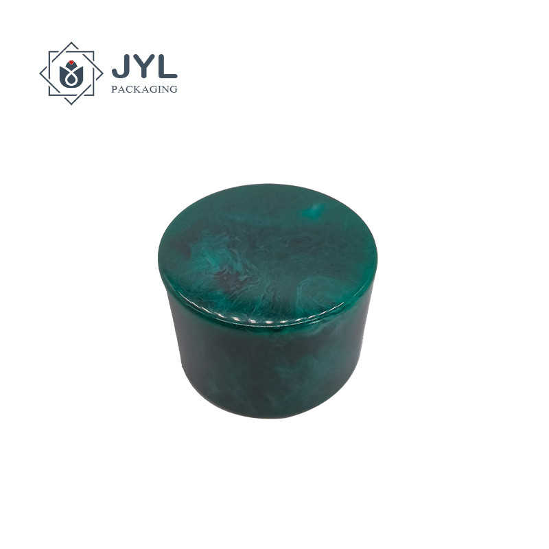 Round Resin Perfume Marble Cap For Glass Bottle 20g-80g Anti Aging