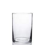 Wholesale Indoor Home Decorative Clear Cylinder Murano Design Glass Vase Wedding