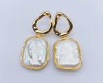 Natural Baroque Pearl Earring Fashion Irregular Pearl Dangle Earrings For Women