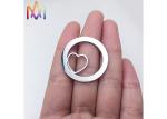 30mm Heart Shaped Hollow Circular Ring Ladies Bracelet Charms