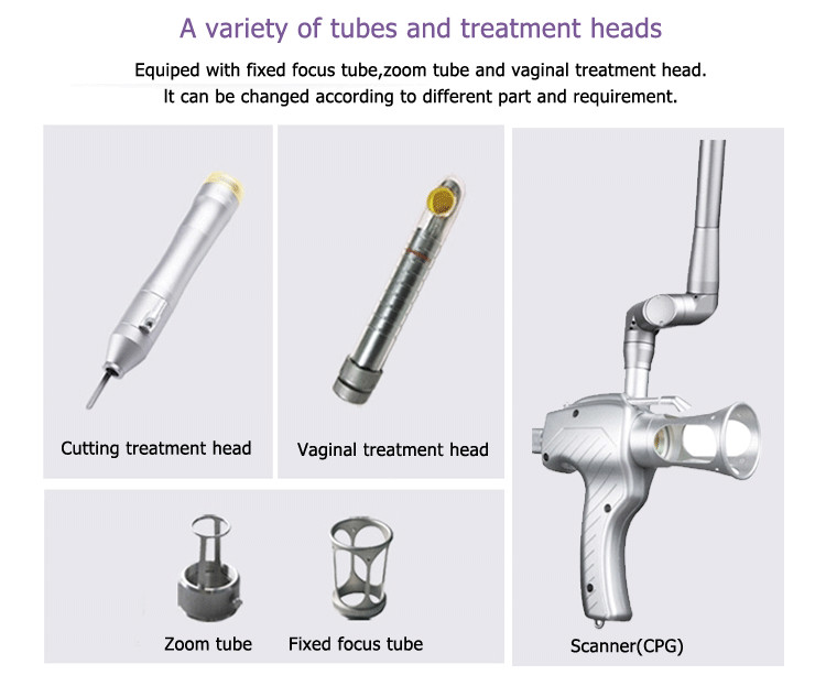 china skin resurfacing machine vaginal scanxel round fotona fractional co2 laser with 3 heads