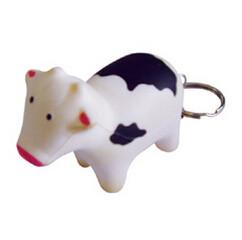 Quality New promotion creative product cow Stress keyring customed logo wholesale