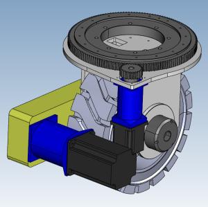 Quality Industrial Electric AGV 48V 5KW Steering Heavy Duty Robot Wheels 645mm wholesale