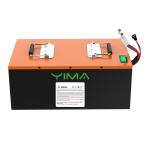 CE UN38.3 Certified Smart BMS Electric Golf Cart Lithium Battery 60Ah 70Ah 90Ah