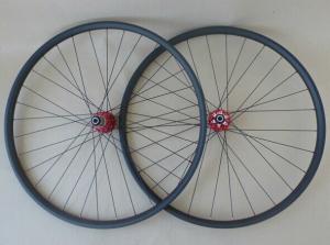 Quality 2014 stiffnesee and fashion Chinese carbon clincher mtb 29er*25mm wheelset rims width 30mm wholesale