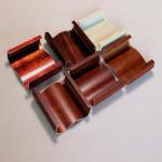 Customized Wood Finish Aluminium Profiles Heat Transfer Extruded Aluminum