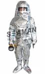 Marine Fire Fighting Equipment / Aluminum Foil Composite Fabric Heat Insulation