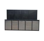Car Repair Garage Workshop Heavy Duty Metal Tool Chest Cabinets with Multi