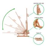 H Frame Tabletop Wooden Easel Stand Art Display Easel For Painting And