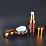 Luxury Skincare Plastic Acrylic Lotion Spray Pump Bottles / Cosmetic Jar