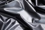 Solid 137cm Black PU Leather , Waterproof PU Artificial Leather