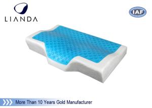 Quality Arctic Gel Contouring Memory Foam Bedroom Cool Bed Pillow OEM logo wholesale